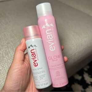 Evian Facial Mist Glow Bundle